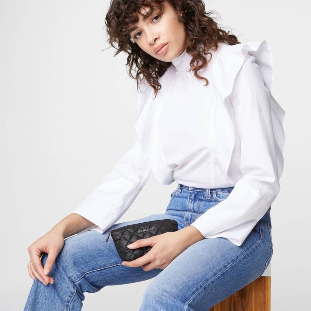 MZ Wallace Quilted Black Small Zoey